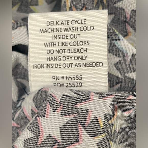 Pistola wrap dress star pattern navy background XS - Picture 8 of 8